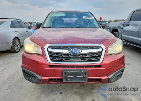 2017 Subaru Forester 2.5I z USA, uszkodzony, nr VIN JF2SJAAC9HH402456